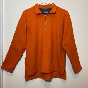 Patagonia | Vintage Micro D-Luxe Cocoon Full Zip Fleece Jacket Orange Sz Small